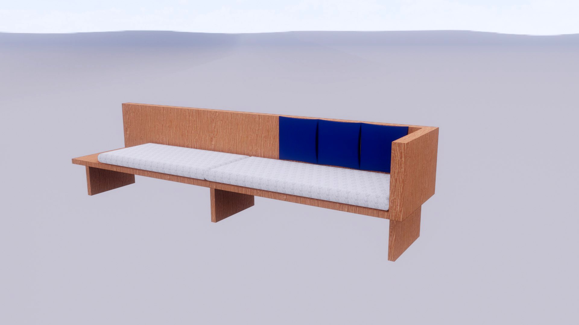 Timber Day Bed - Revit Model/Family