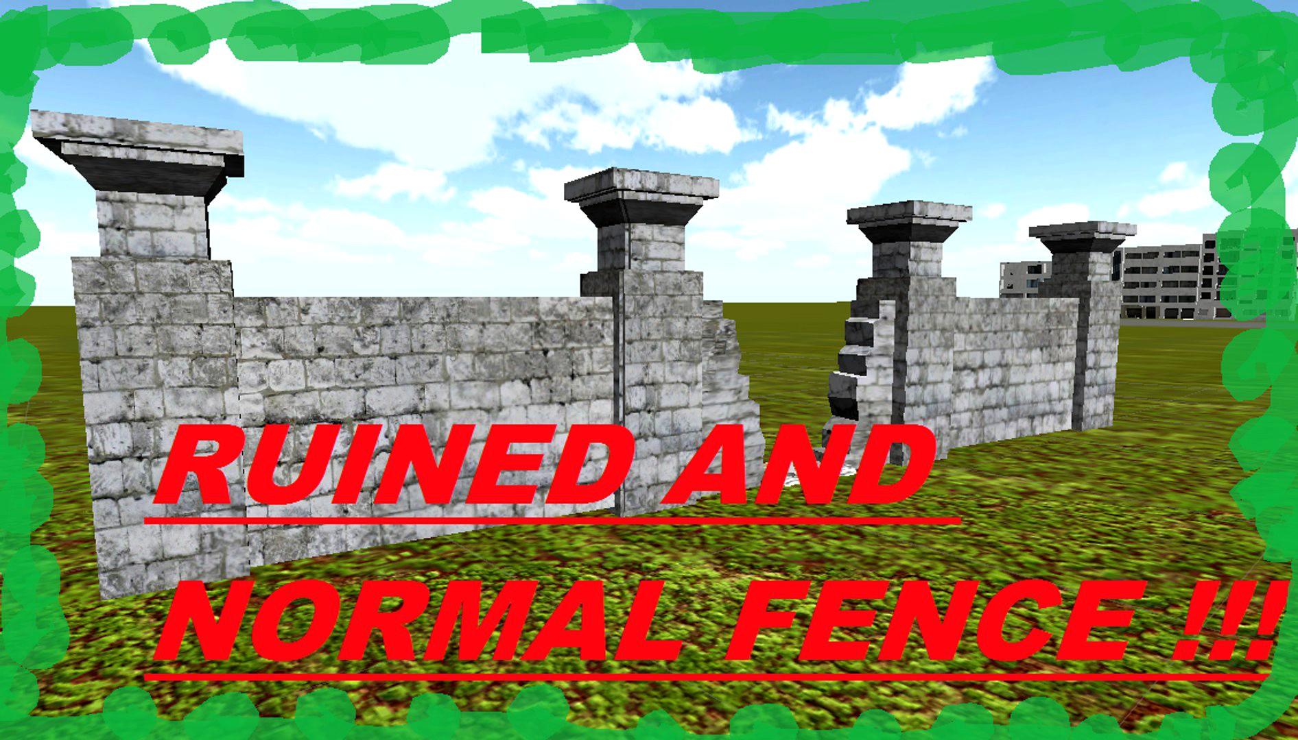 Ruined Fence and normal