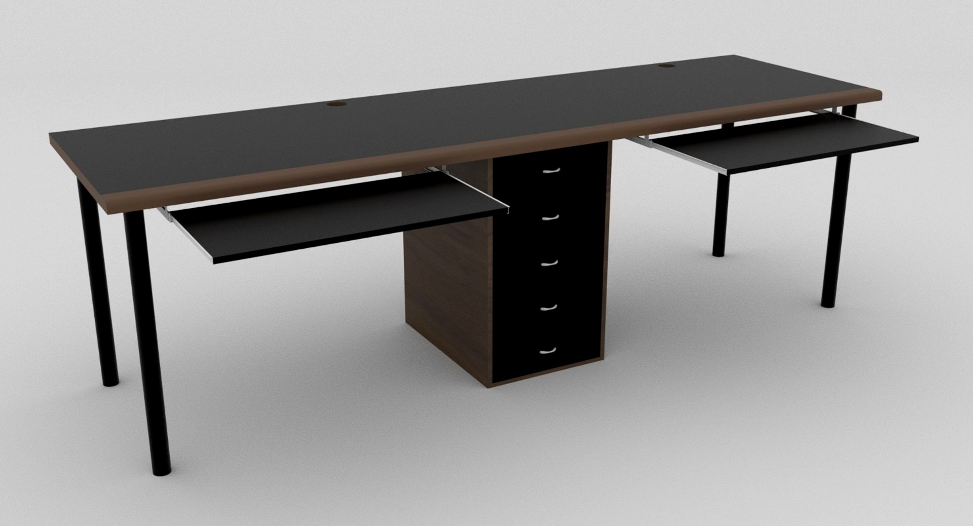 Double Computers Desk