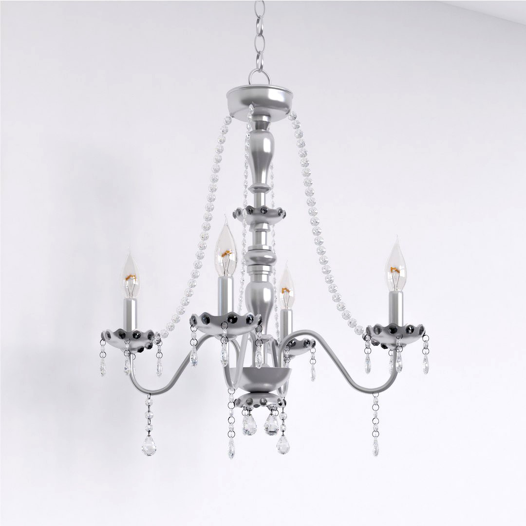 Cherrywood Randolph Chrome 5-light Crystal Chandelier