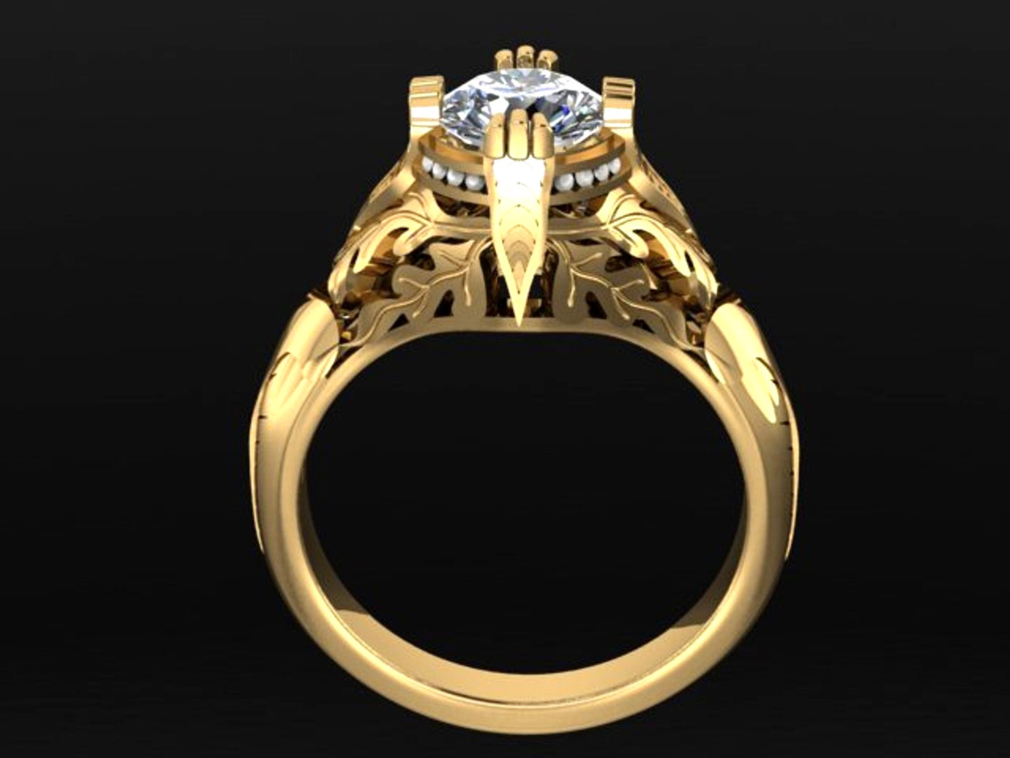 Diamond engagement ring