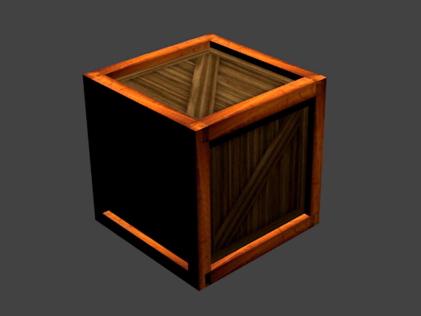 wooden crate