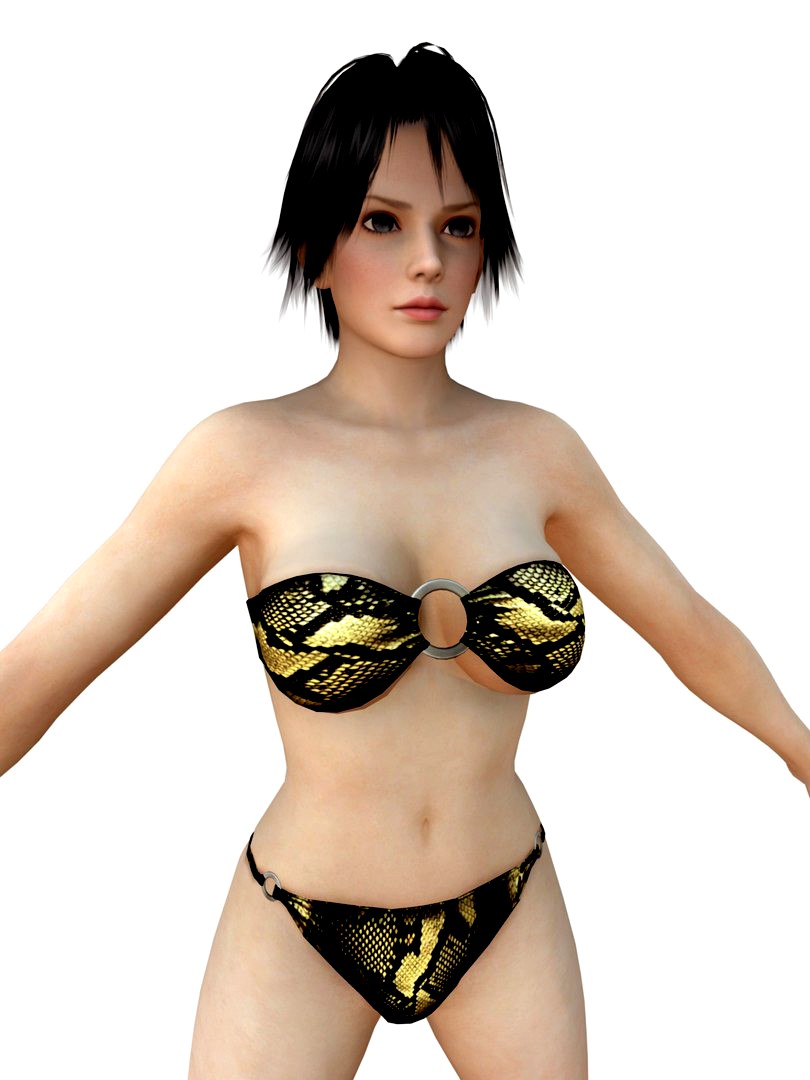 sexy bikini women 3D Model