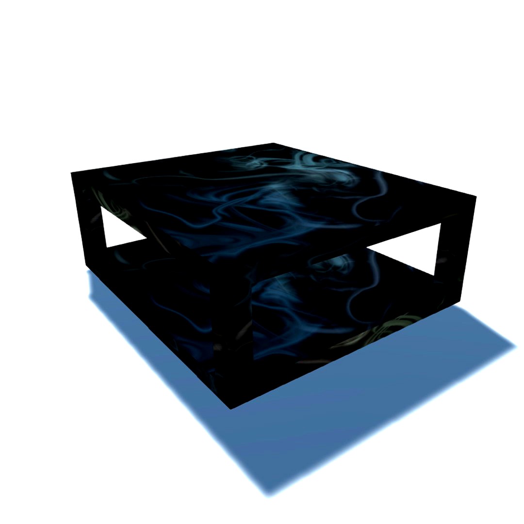 High tech sofa table