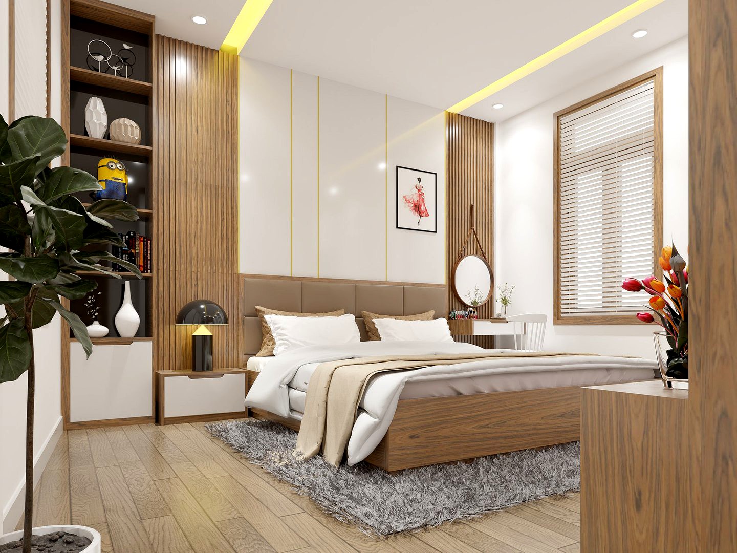 Bedroom design model