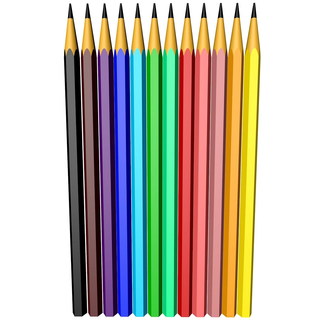 colorful pencils