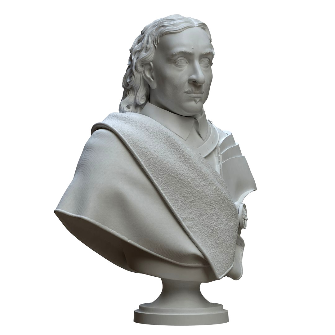 Oliver Cromwell 3D Model