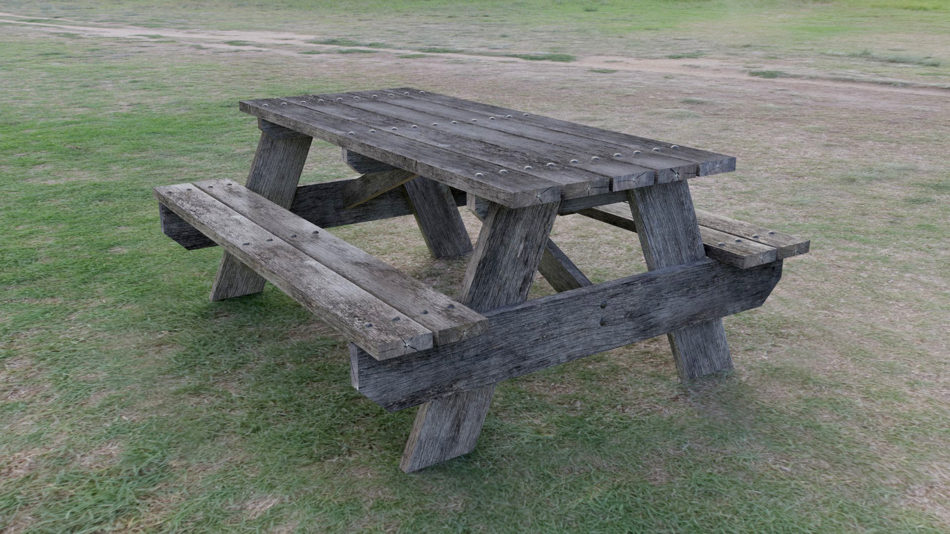 Old Picnic Table