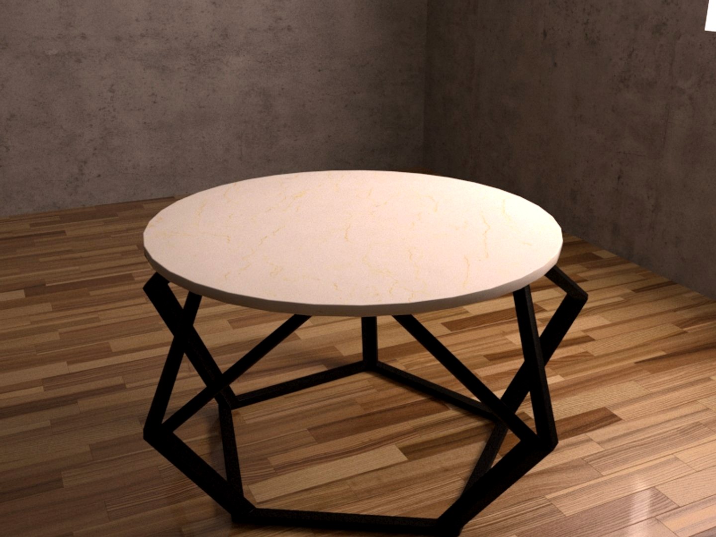 pentagon coffee table