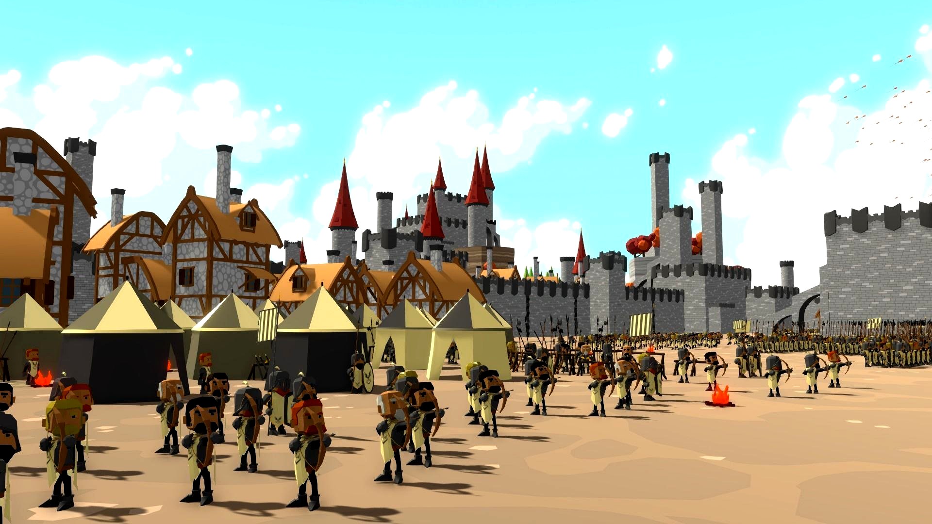 Lowpoly medieval asset low-poly 3D model