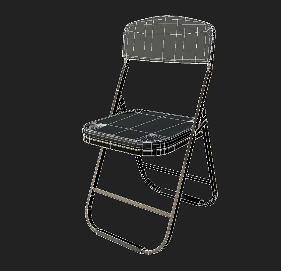 Folding Chair Game Ready (UE4)