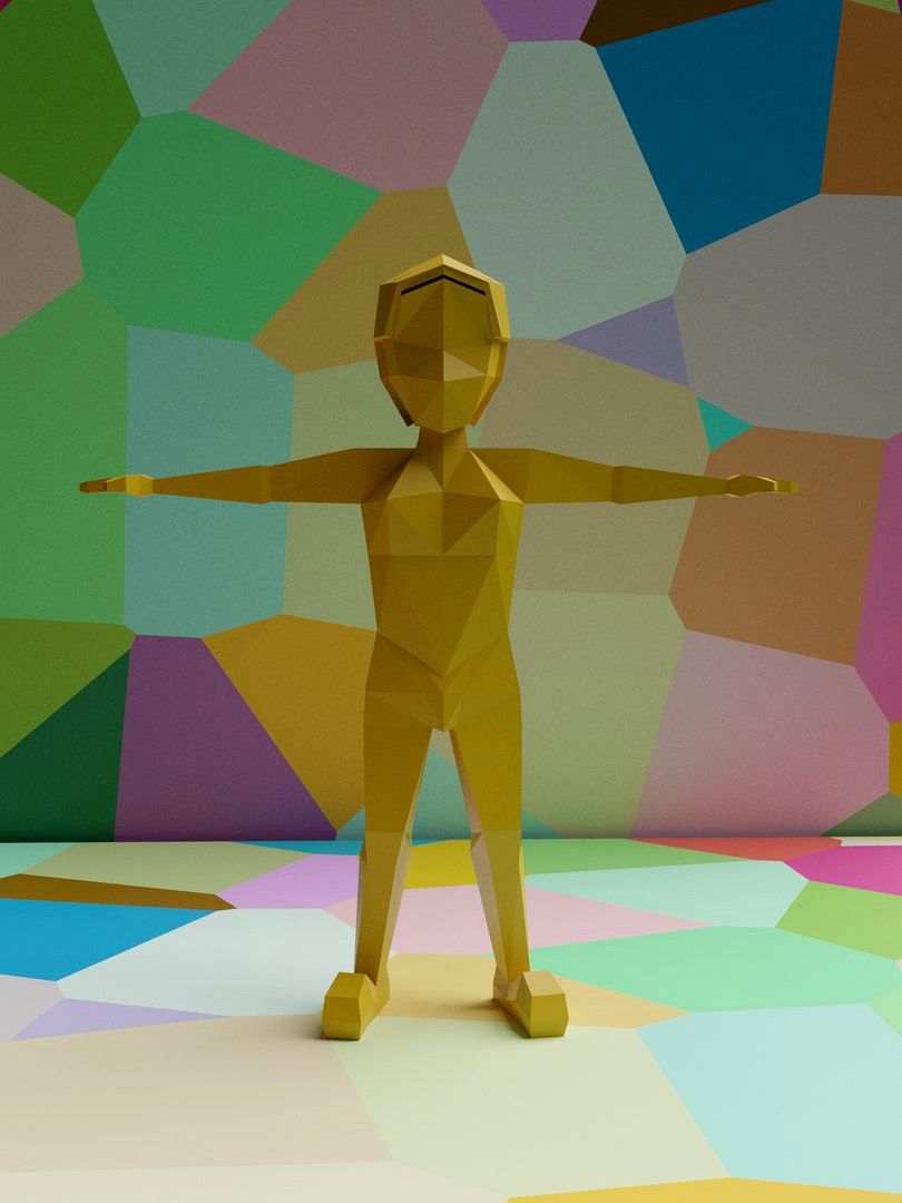 Basic low poly character