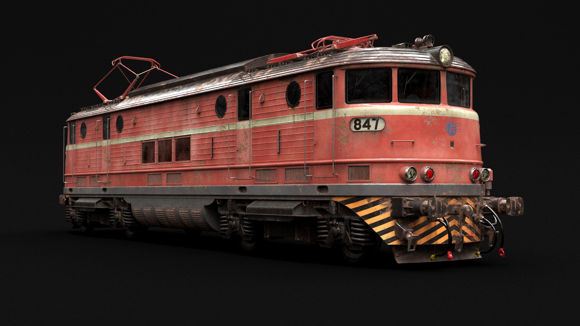 old locomotive train