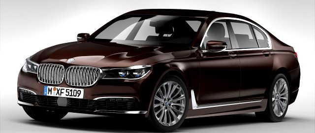 BMW 7 Series G11 2016 3D Model