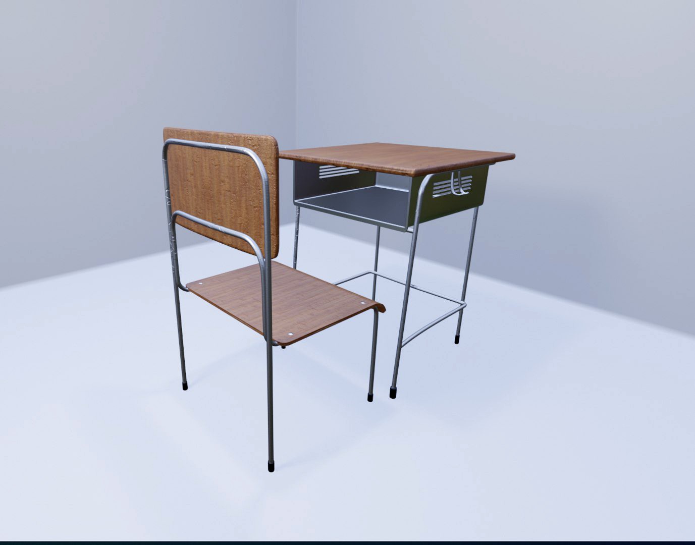 Study Chair with Desk