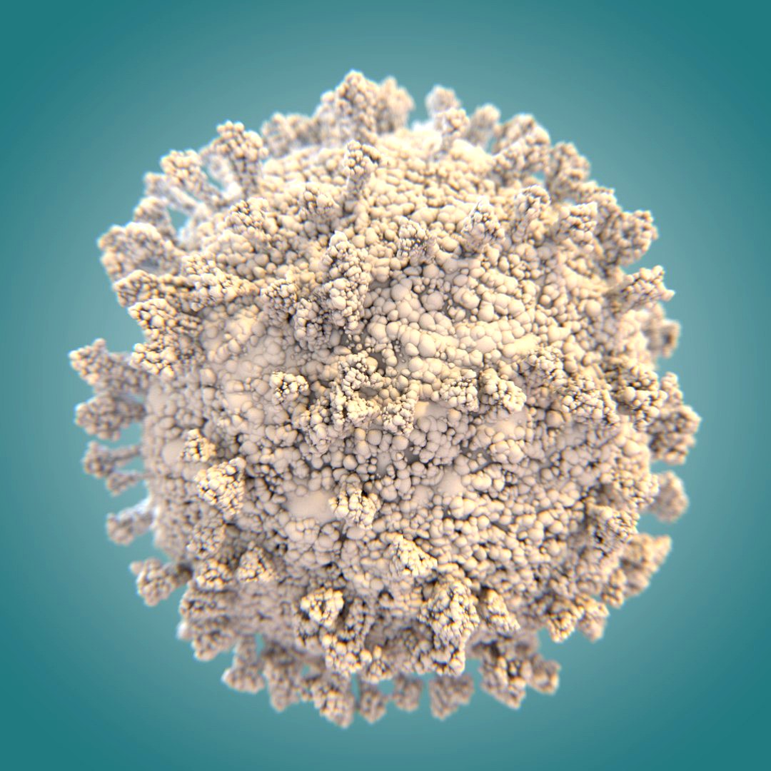 Corona Virus COVID-19 Ultra High Poly Molecule