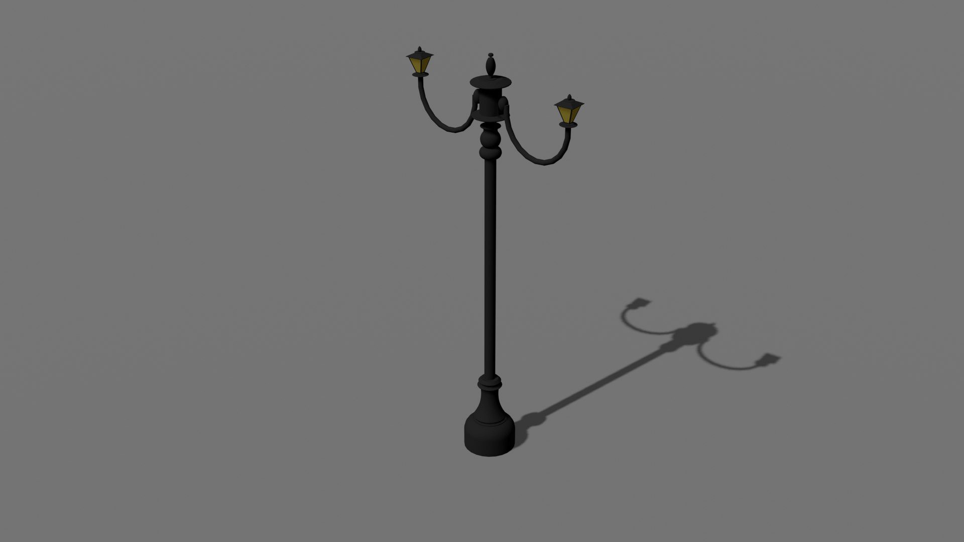 Street Lamp 3D model | Blender, Sketchup, AutoCad, FBX file, Collada file, OBJ file, Unity, UE.