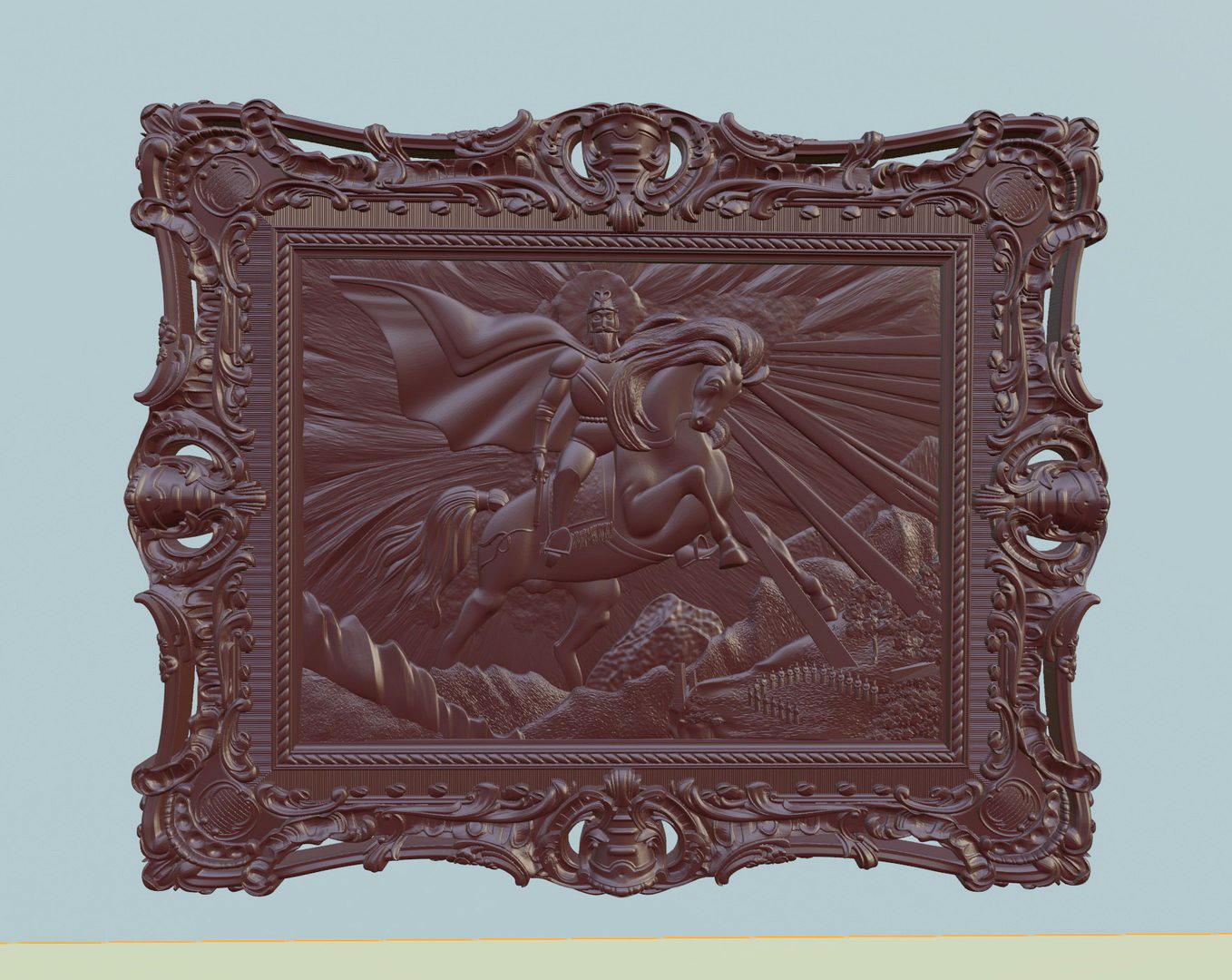 Bas relief of Saint George in Ossetian folklore(1)