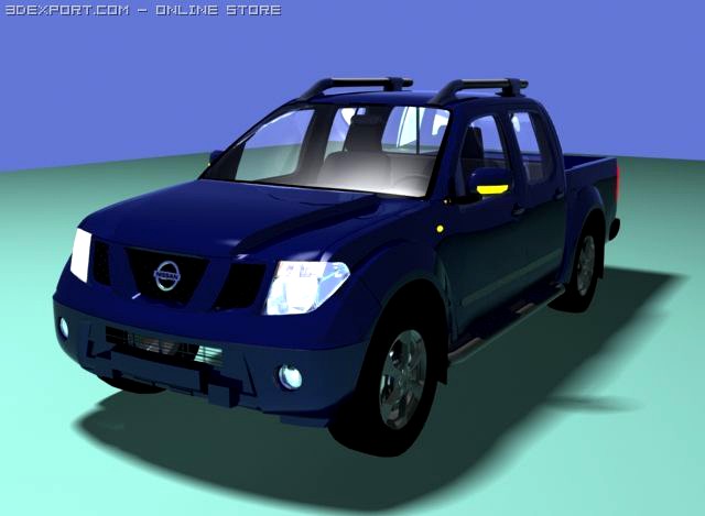 Download free Nissan NAVARA 3D Model