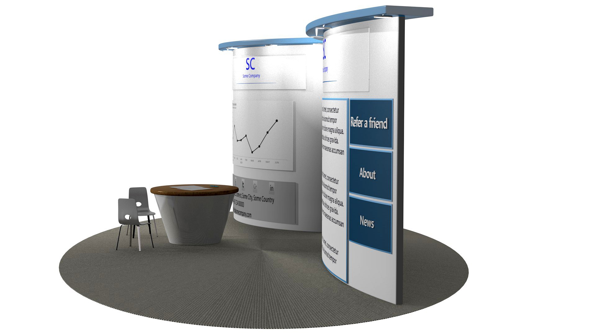 Simple Expo Exhibition Stand