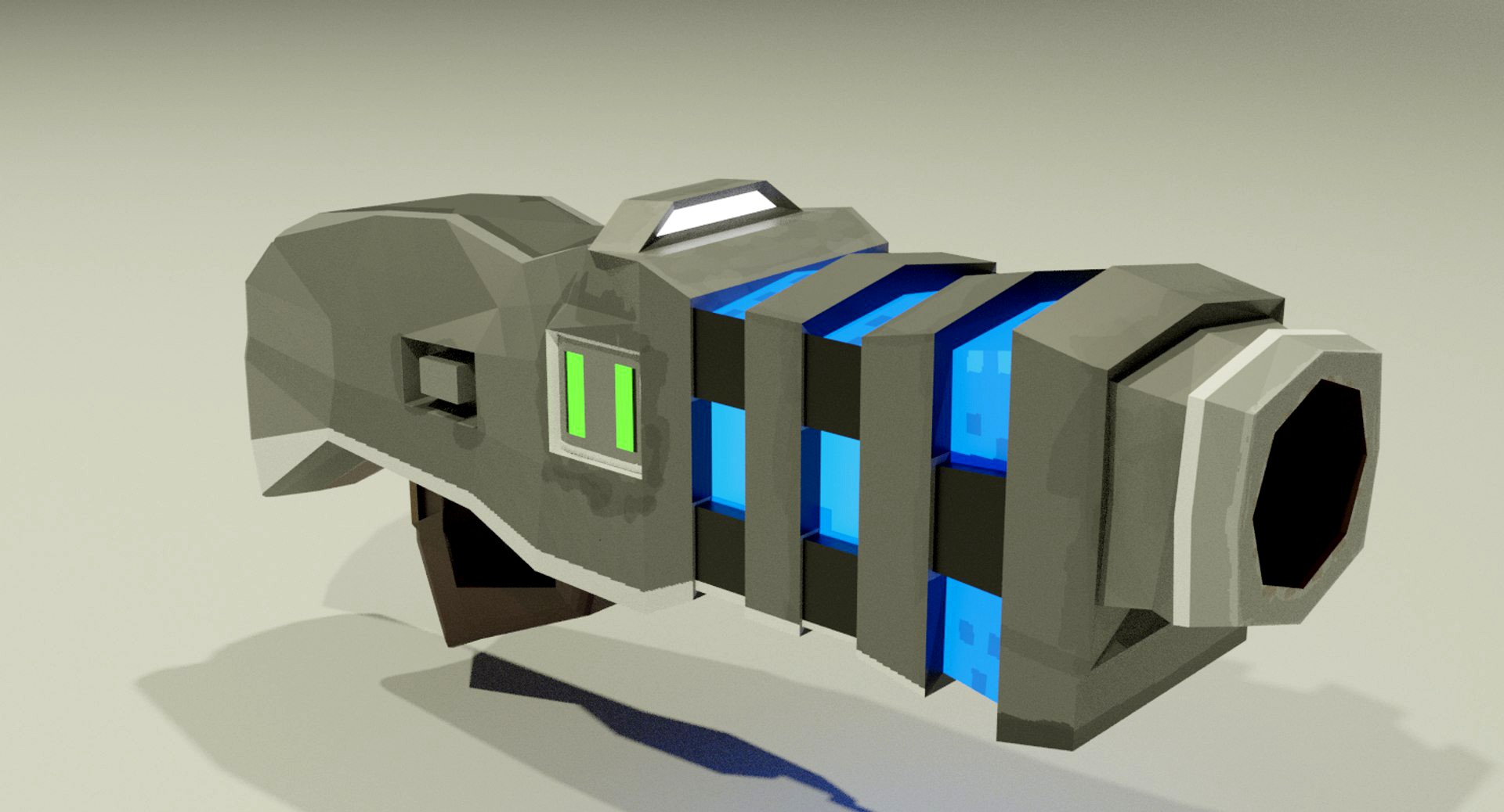 Low-poly Plasma Rifle