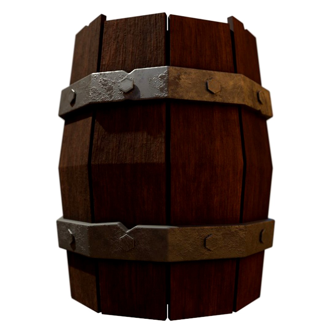 Wooden Barrel - 4K