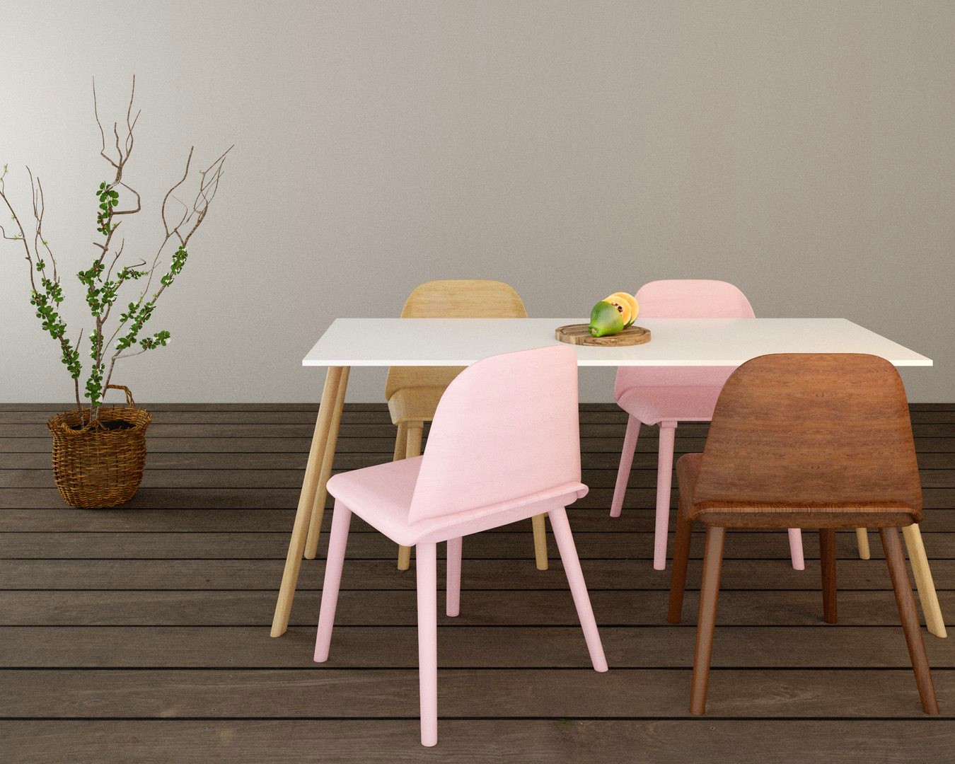 Table chair decorative SET 101