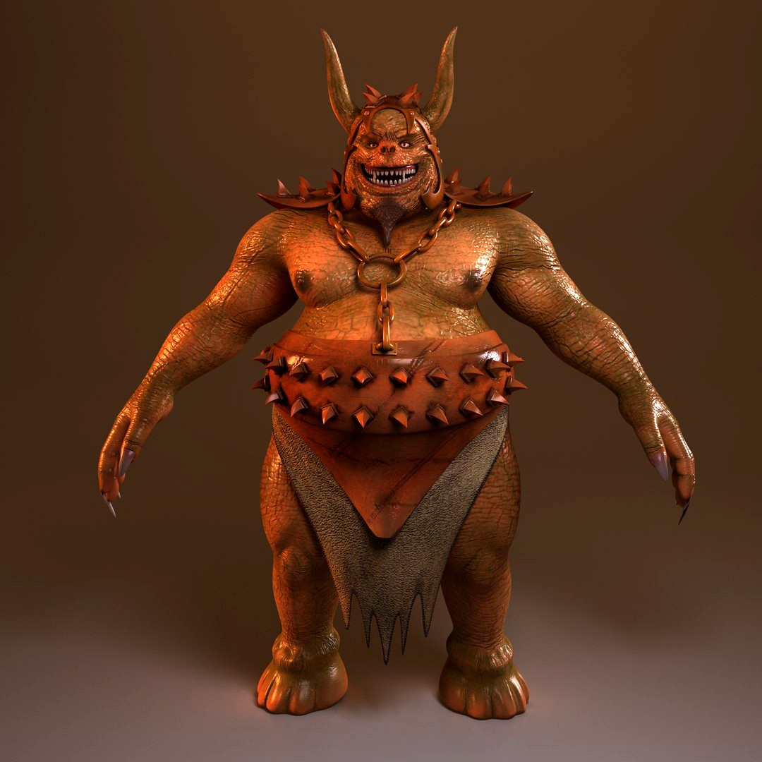 High Poly Devil Model