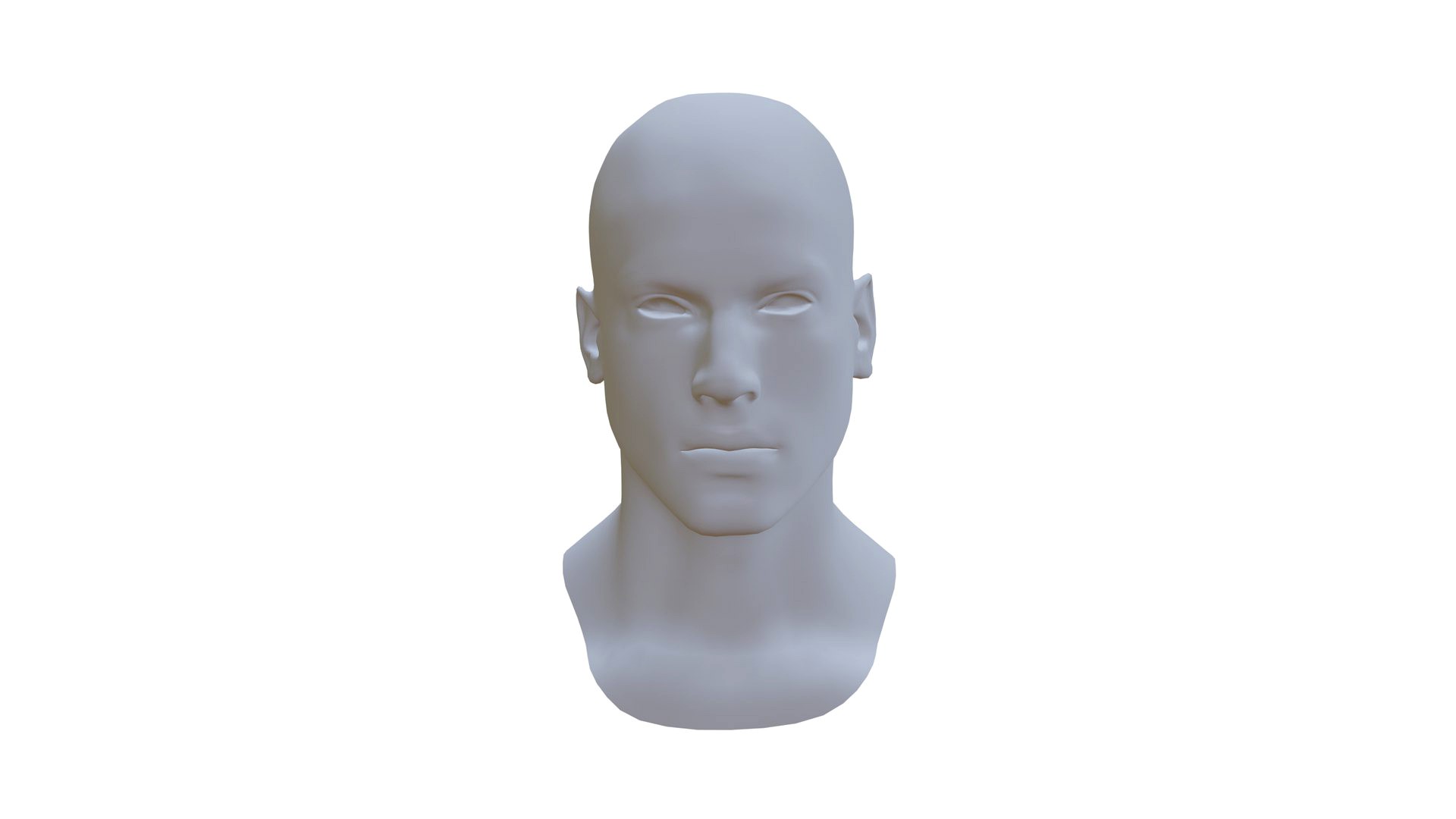 Male Head Topology