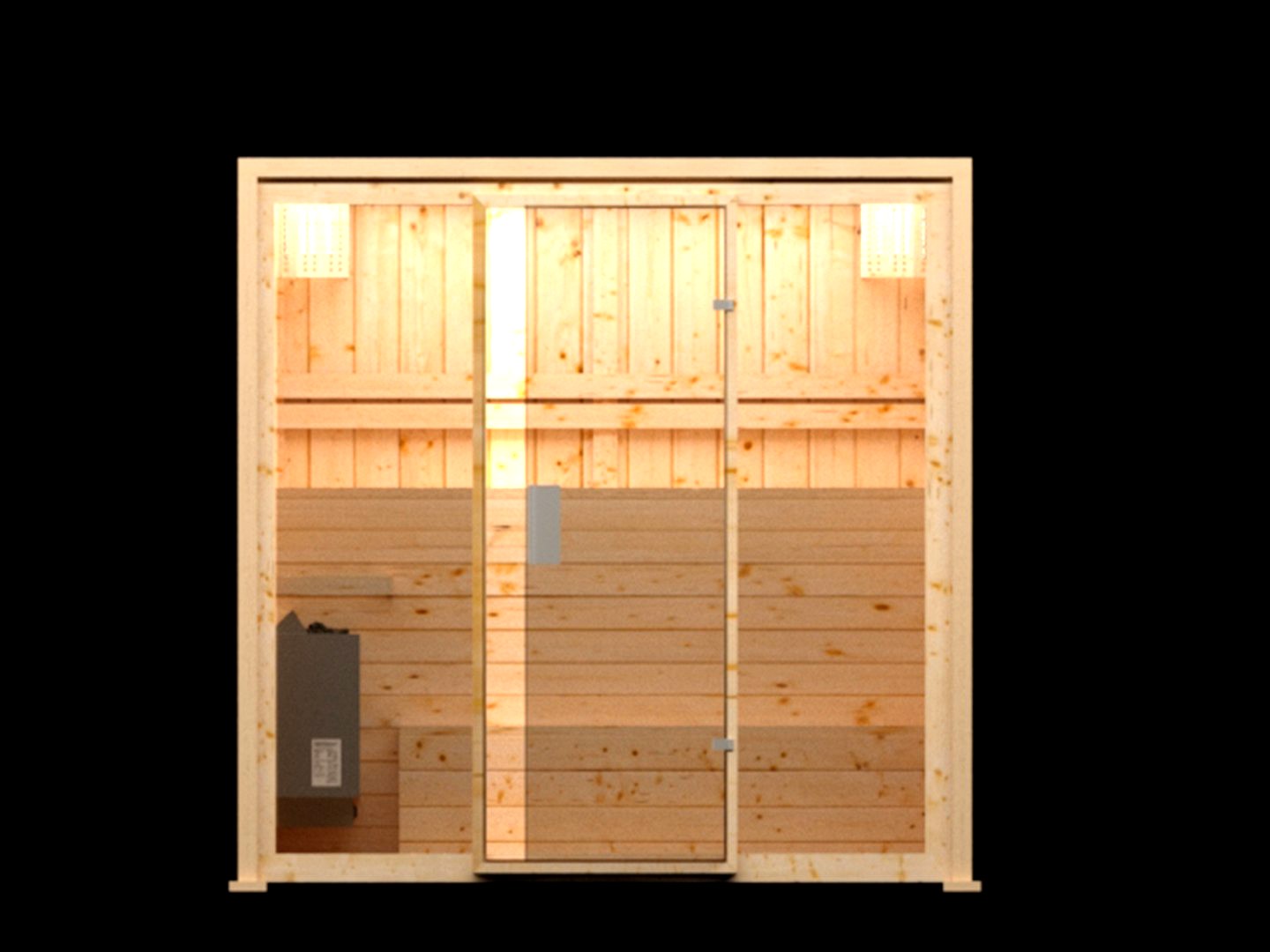 3D Sauna model