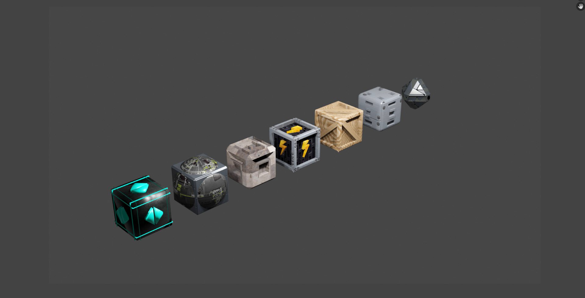 Various Crate And Boxes