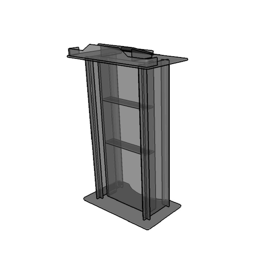 Acrylic Lectern For The Chruch - Podium Acrylic