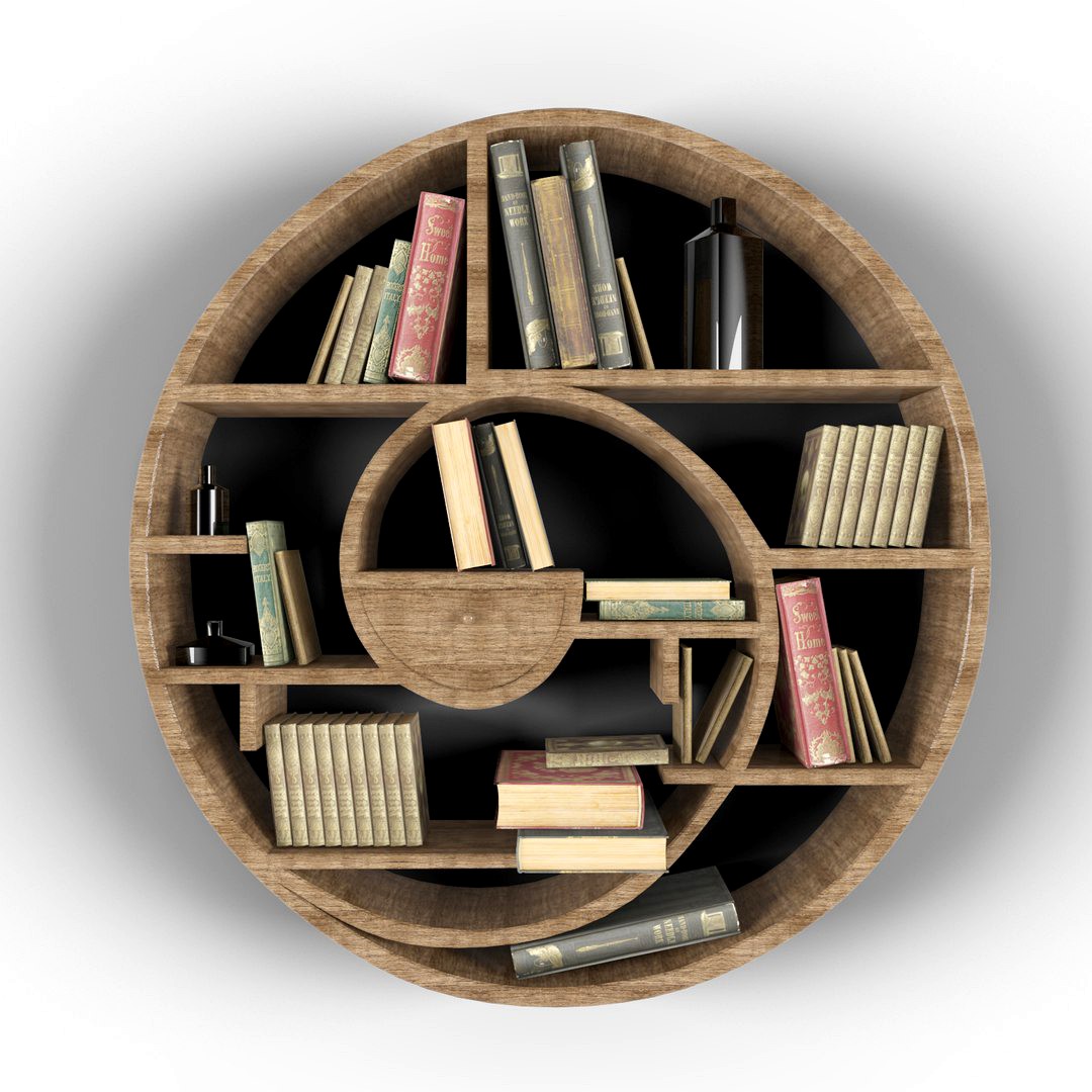 Round Bookshelf