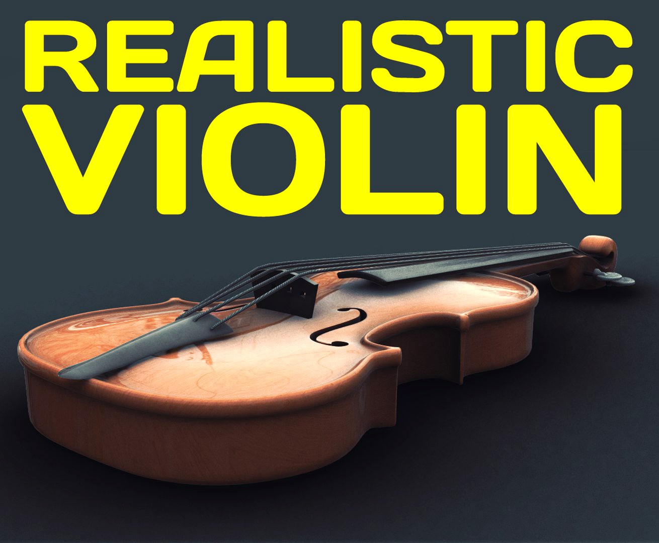 VIOLIN - photorealistic
