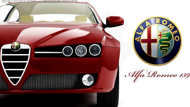 Alfa Romeo 159 3D Model