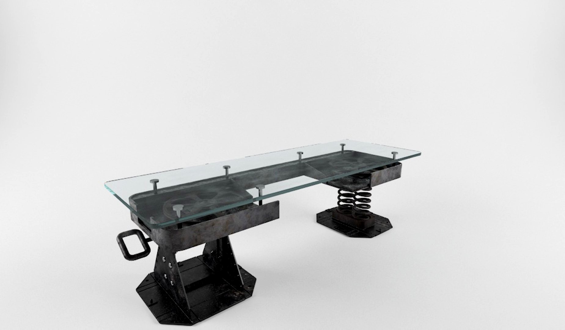 cool industrial coffee tables