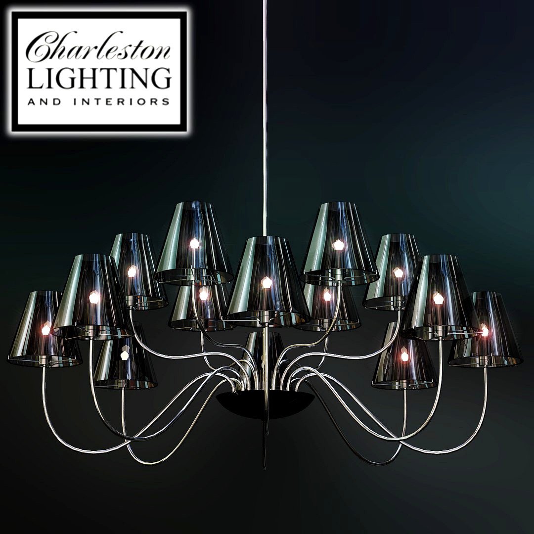 Charleston lighting and interiors/SIX LIGHT CHANDELIER/448224