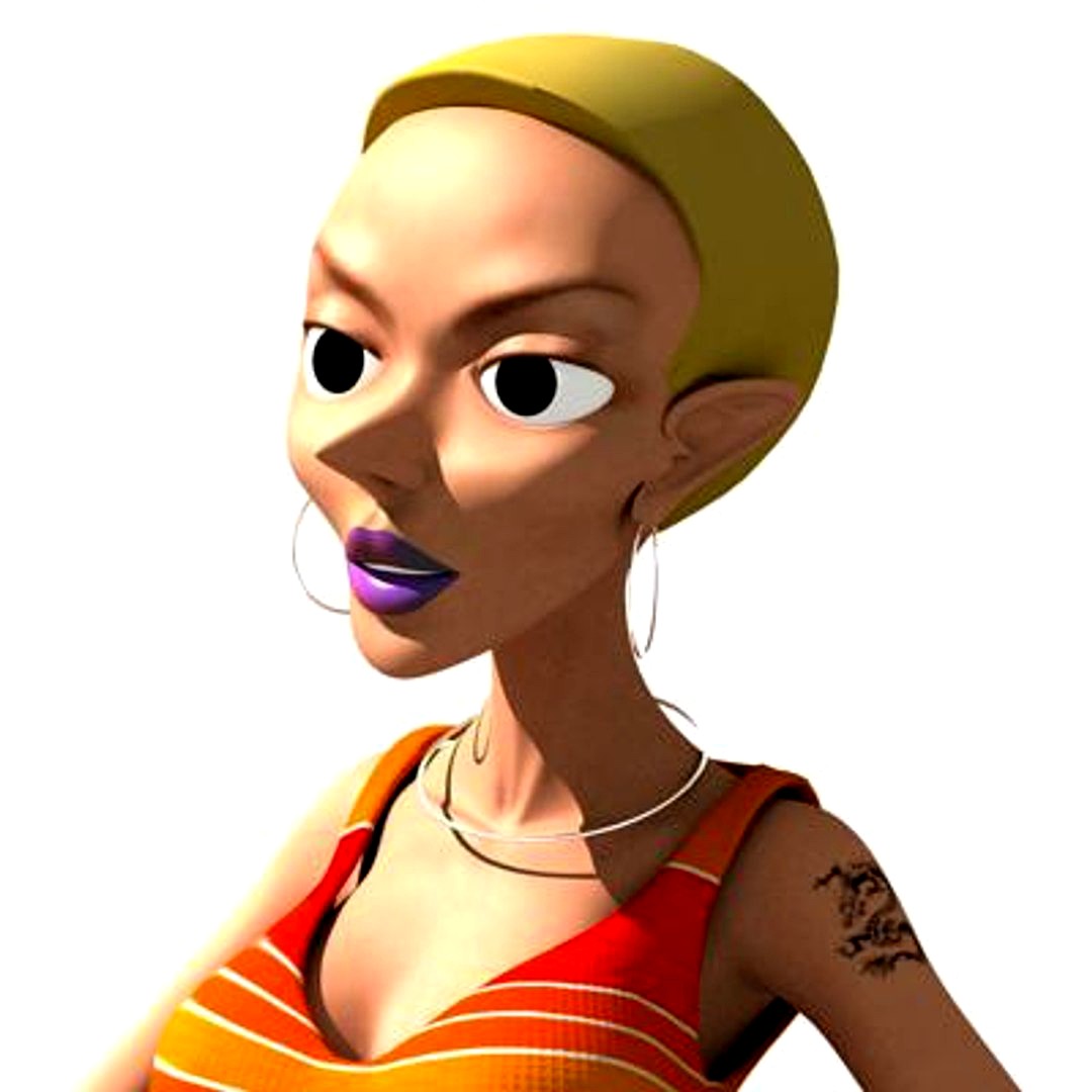 Mila cartoon character dressed