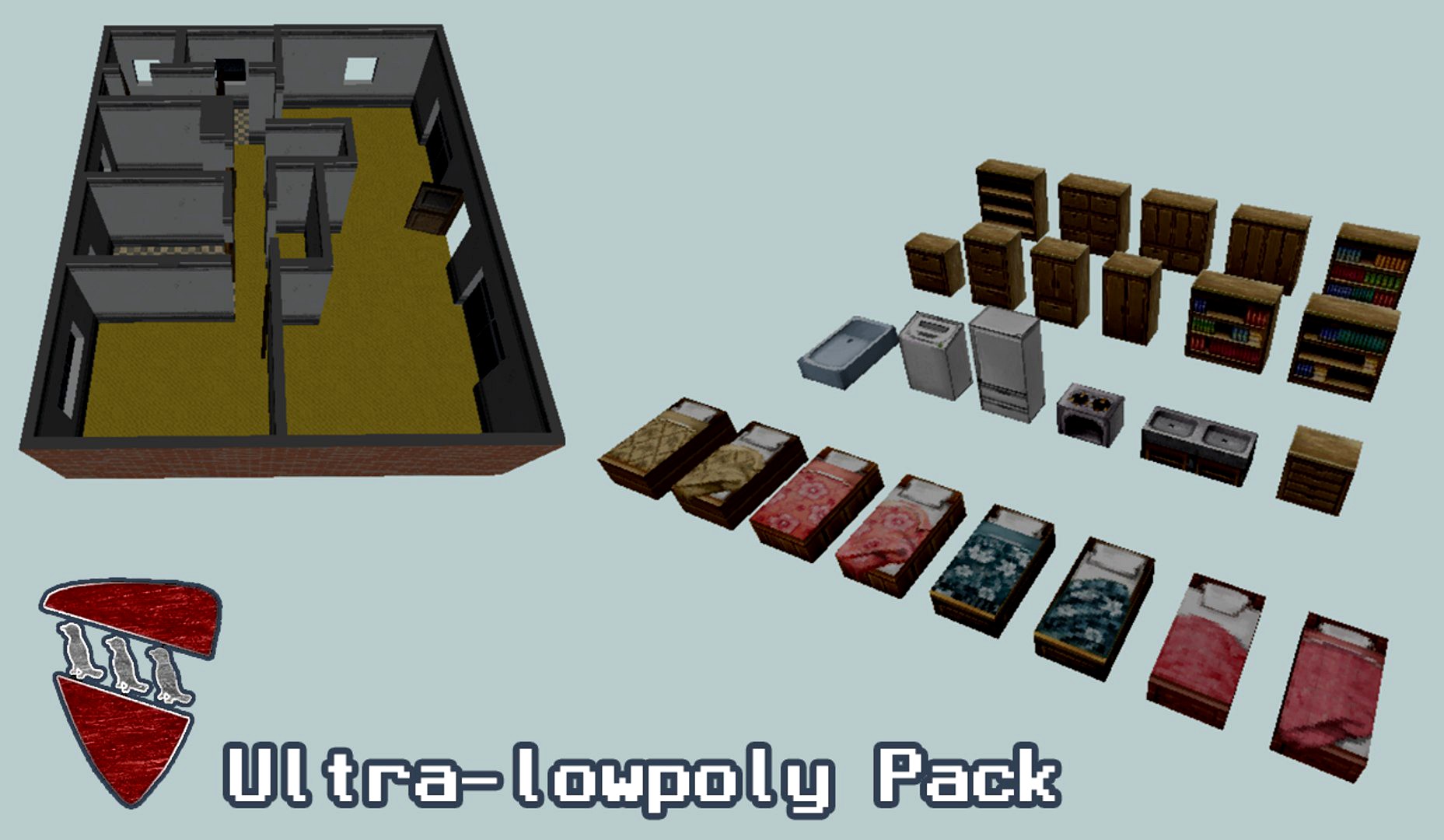 (Free) Ultra-lowpoly Pack