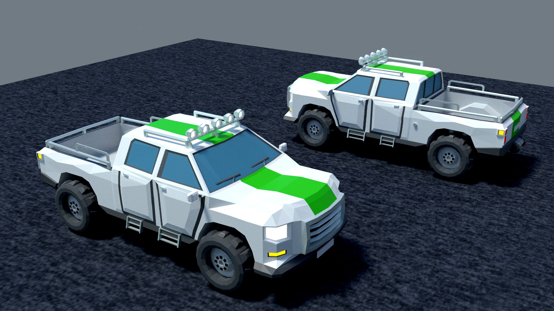 Pickup Low-poly