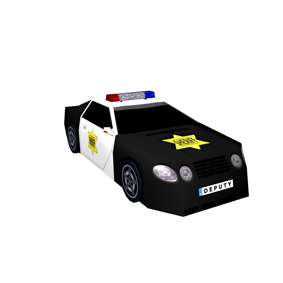 Deputy police car