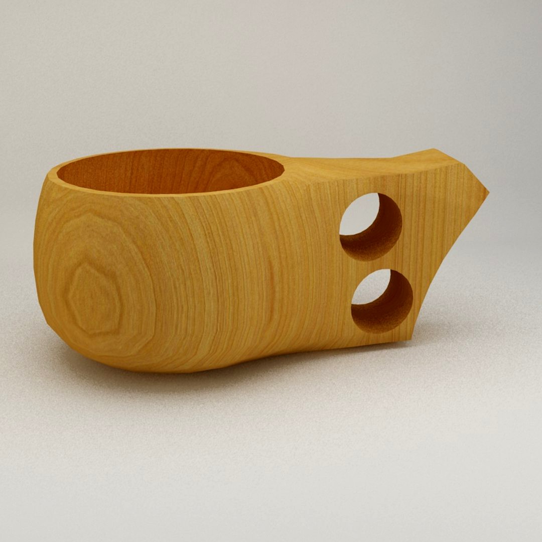 Japanese Style Wood Coffee Cup