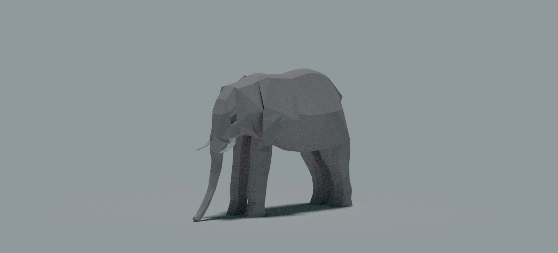 lowpoly Elephant