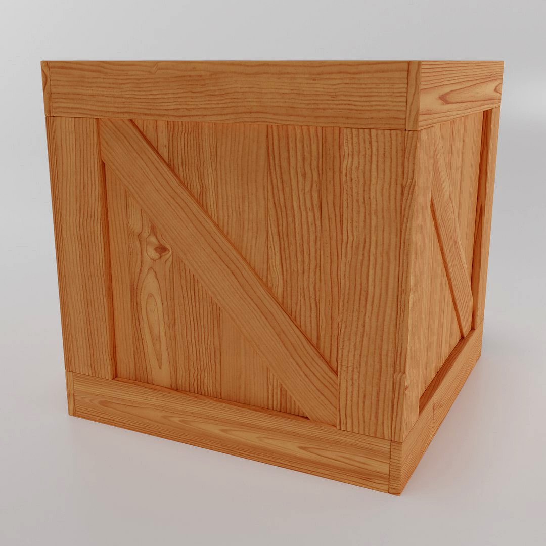 Wooden crate