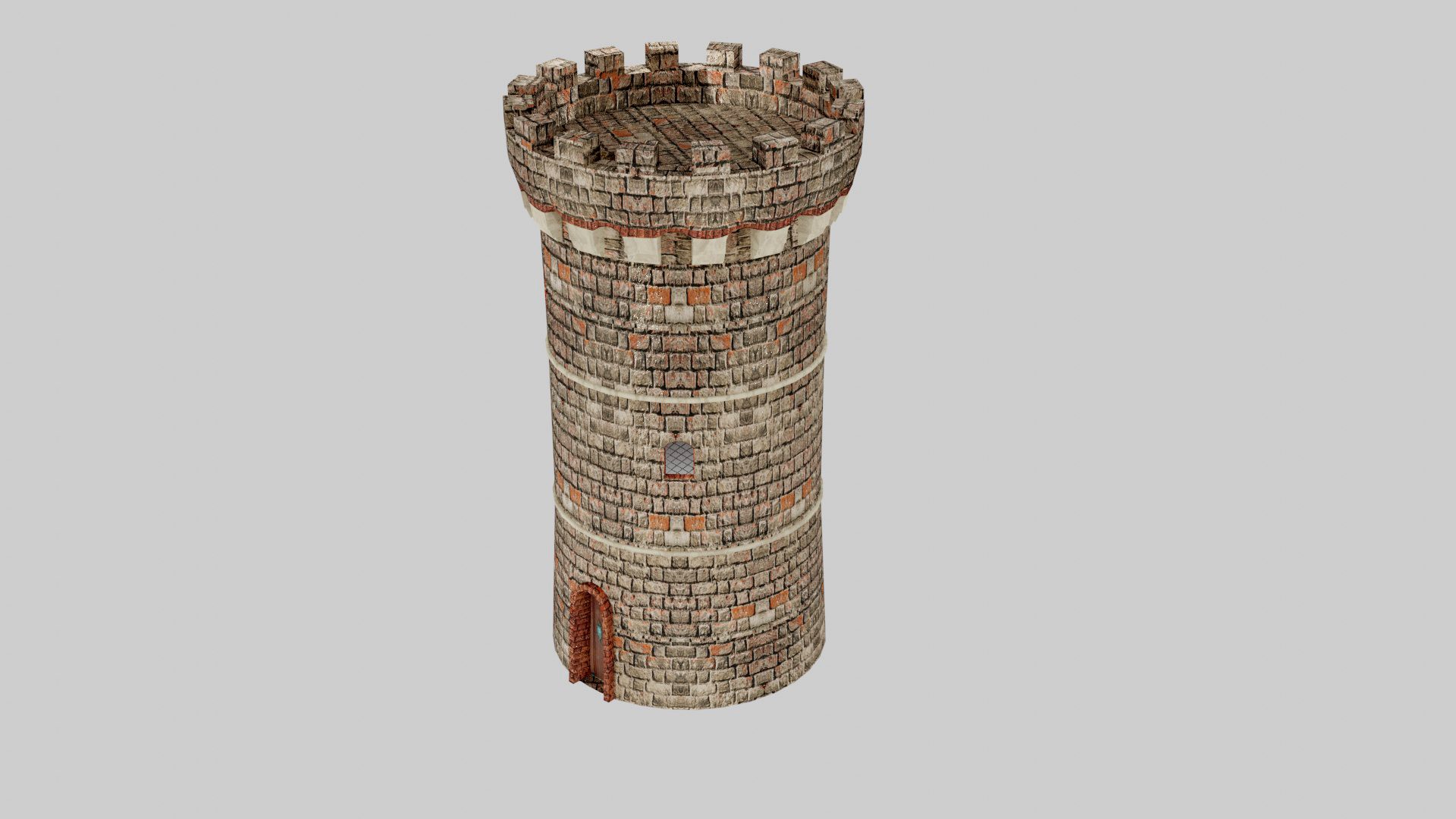 Medieval Tower 1200  3D