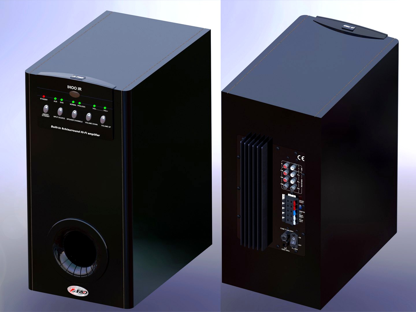 Subwoofer F&D IHOO 5.1 IR