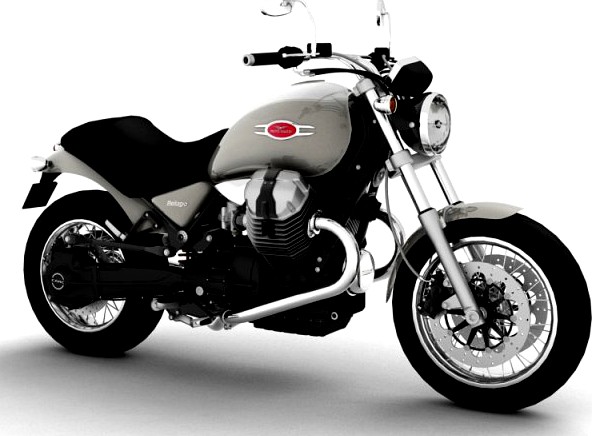 Moto Guzzi Bellagio 2014 3D Model