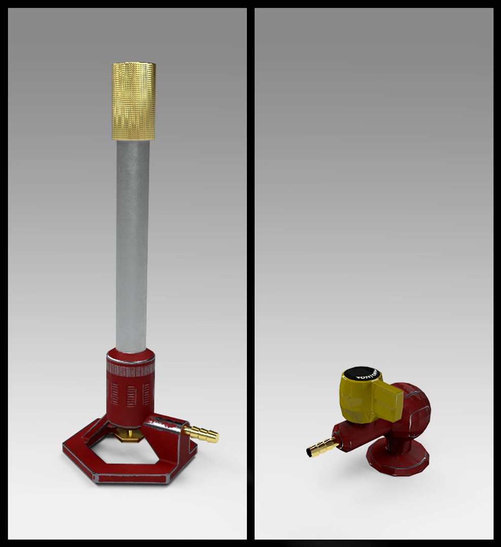 Bunsen Burner and valve