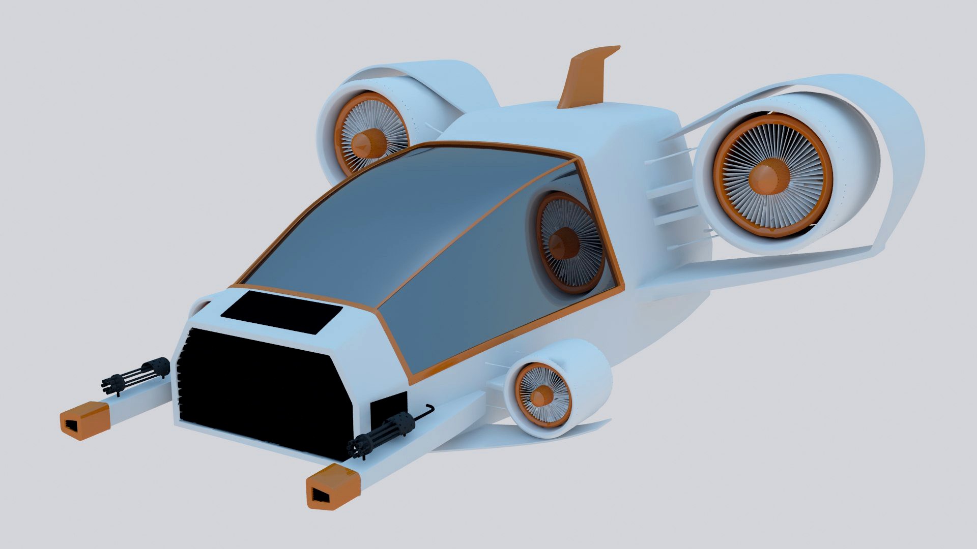 Game/Film Ready High Poly Space Craft