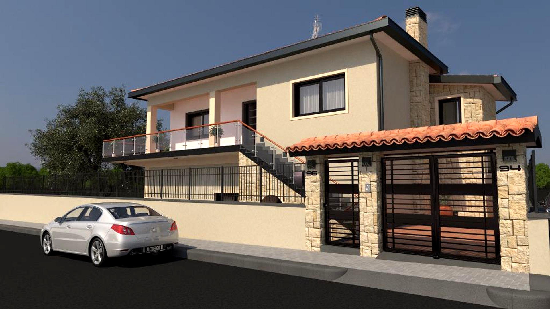 Exterior Italian Villa